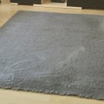 Tavşan Tüyü Dekoratif Post Halı, Gri, 160X230