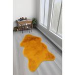 Tavşan Tüyü Post Halı Hardal - 80 x 120