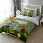 Tavşan ve Tilki Yatak Örtüsü M58 - 001-Renkli - 160 x 220 cm