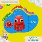 Tavşan Yumi Çanta Aksesuarı Ahtapot - Hareketli Oyuncak 7 cm