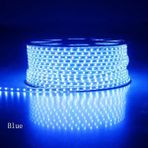 Tawitec Hortum LED 220 Volt Su Geçirmez Fiş Dahil Metrede 120 LED 25 Metre - Mavi