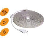 tawitec Hortum Şerit Led 220 Volt Su Geçirmez Fiş Dahil Metrede 68 Led 5730 Amber 15 Metre