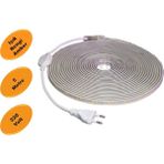 tawitec Hortum Şerit Led 220 Volt Su Geçirmez Fiş Dahil Metrede 68 Led 5730 Amber 5 Metre