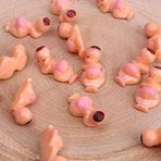 Tayarana Parti Favor Dekor Parti Dekorasyonları Bebek Partisi Parti Oyunu Buz Küpü Oyunu (3/4 inç 60 adet, Pembe)