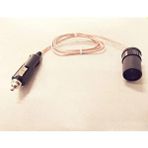 Tayfun 12 Ve 24 Volt Uyumlu Araç Çakmaklık Uzatma Kablosu - 1 Metre Şeffaf