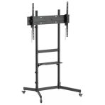 Tayfun 84'' Uyumlu Yürüyen Tekerlekli Ayaklı Led Tv Monitör Standı
