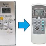 Tayfun Mıtsubıshı Electrıc Klima Kumandası-Resimde Sağdaki Gönderilir