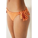 Taylor Çizgili Bağlamalı Brazilian Bikini Altı - 38 - Renkli