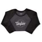 Taylor X-Large Kadın Beyzbol T-Shirt (Siyah/Siyah Buzlu)