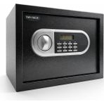TAYTECH TY-003 Dijital Şifreli Ruhsatlı Ekipman ve Değerli Eşya İçin İdeal Elektronik Çelik Kasa | Type-C Acil Pil Desteği | Duvar Montajlı | 35x25x25 cm