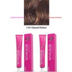 Tazador 2 Li Set Premium 7.07 Gizemli Kahve - Kalıcı Krem Saç Boyası 2 x 50 G Tüp