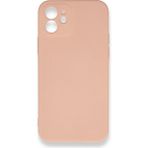 Tazador iPhone 12 Nano İçi Kadife Pudra Silikon Kılıf
