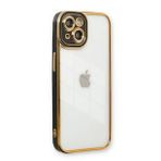 Tazador iPhone 13 Liva Lens Silikon Siyah Kılıf