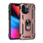Tazador iPhone 14 Pro Max Sofya Yüzüklü Rose Silikon Kapak Kılıf