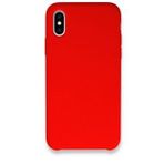 Tazador iPhone X Lansman Legant Kırmızı Silikon Kılıf