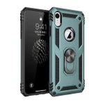 Tazador iPhone XR Sofya Yüzüklü Yeşil Silikon Kapak Kılıf