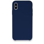Tazador iPhone XS Lansman Legant Lacivert Silikon Kılıf