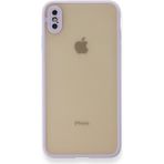 Tazador iPhone XS Max Montreal Mor Silikon Kapak Kılıf