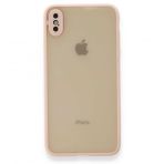 Tazador iPhone XS Max Montreal Pembe Silikon Kapak Kılıf