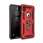Tazador iPhone XS Max Sofya Yüzüklü Kırmızı Silikon Kapak Kılıf