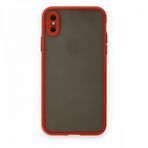 Tazador iPhone XS Montreal Kırmızı Silikon Kapak Kılıf