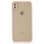 Tazador iPhone XS Montreal Pembe Silikon Kapak Kılıf
