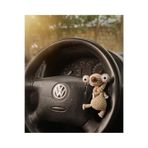 Taze Kal Buz Devri Sid Telsiz ve Amigurumi Sid Direksiyon süsü - Çanta Süsü - El Yapımı Hediye