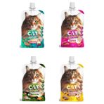 Taze Kedi Et Ezme , Sıvı Kedi Ödül Maması , Kedi Ödül Maması 4 Adet x 100 gr