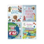 Taze Kitap Büyük Kaşifler Az Bilinen Ülkeler Atlası Dünyanın Öbür Ucunda Ne Var? İnanılmaz Seyahatler 4lü Set