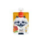 Taze Sigir Etli Ve Havuclu Et Ezmesi Dogal Kopek Odulu 90 Gr