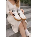TAZELER.SHOES Kadın Günlük Termo Taban Dikişli Yanı Şeritli Spor Ayakkabı