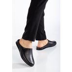 TAZELER.SHOES Unisex Ortopedik Sabo Hafif Poli Taban Siyah Her Ortama Uygun Spor Terlik Ayakkabı