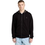 TB0A277WX651 Timberland Oyster Rıver Chest Logo Full-Zip Lb Hood Erkek Ceket Siyah