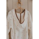 Tba Collection Müslin Bornoz | Simple Brown Leaves - 6 - 8 Yaş
