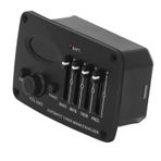 Tbest EQ Preamp'lar Piezo Pikap, Akustik Gitar 4 Bant Ekolayzır Kromatik Akort Sistemi HSY‑400D