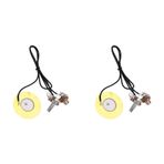 Tbest Gitar Manyetiği, Önceden Kablolu Amplifikatör 50 Mm Metal Piezoelektrik Dönüştürücü Mandolin Puro Kutusu Gitar Keman Ukulele Banjo