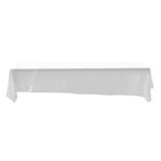 Tbest Masa örtüsü 350 x 150 yıkanabilir beyaz, masa örtüsü 3 metre, beyaz masa örtüsü, parti, beyaz masa örtüsü, uzun, masa örtüsü, 3 metre 145 x 320 cm, dikdörtgen masa örtüsü, kir tutmaz, ziyafet, düğün,