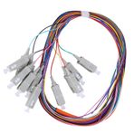Tbest Optik, Fiber Pigtail Kablo Çok Modlu Taşıyıcı Sınıf Seviye 12 Çekirdek Sc UPC 62.5/125, PVC Kabuklu