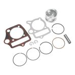 Tbest Piston Halkası Yeniden Kiti, 52.4mm Piston Halkaları Conta Seti Yüksek Mukavemetli Motor ATV Kir Arazi Motosikleti Kart