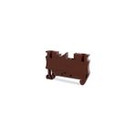 Tbloc PFT 2,5mm Kahverengi Push-İn Tek Katlı Klemens 10'lu Paket