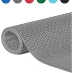 TBM Plastik Bal Petek Paspas - Islak Zeminlerde Kaydırmaz Banyo Paspası - Duş Abdest Lavabo Kapı önü paspası - Gri - 90 x 800 cm