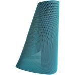 TBM Plastik Bal Petek Paspas - Islak Zeminlerde Kaydırmaz Banyo Paspası - Duş Abdest Lavabo Kapı önü paspası - Turkuaz - 120 x 60 cm
