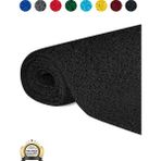 TBM Plastik Kıvırcık Paspas Kaymaz Taban Halı Yolluk Kapı Önü Paspası - Siyah - 100 x 60 cm