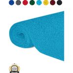 TBM Plastik Kıvırcık Paspas Kaymaz Taban Halı Yolluk Kapı Önü Paspası - Turkuaz - 120 x 450 cm