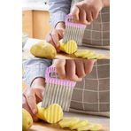 Tbyshop Cips Patates Doğrayıcı Şekilli Sebze Ve Meyve Dilimleyici Hamur Kesme Aparatı 1 Adet