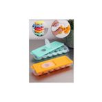 TBYSHOP Yapışmaz Silikon Buz Kalıbı Bas Çıkar Slikon Buz Kalıbı Küp Buz Kalibi Buzluk 1 Adet