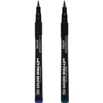 Tca Studio Make-Up 2'Li Keçeli Uçlu Eyeliner Göz Kalemi Seti ( Lacivert - Yeşil )