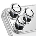 Tccvayar iPhone 17 Pro Max/iPhone 17 Pro Kamera Lens Koruyucu için - Kurulum Tepsisi ile, 9H Temperli Cam [Ultra HD Şeffaf] [Çizilmez] Metal Bireysel Halka Kamera Kapağı (Gümüş Parıltı)