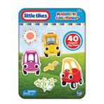 TCG Toys Little Tikes - Manyetik Kreasyonlar Teneke - Giydirme Oyun Seti - 2 Yaprak Karışık ve Eşleştir Giydirme Mıknatısı ve Saklama Tenekesi İçerir. Çocuklar ve Küçük Çocuklar için Harika Seyahat Etkinliği!