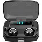 Tcherchi Dijital Ekranlı Bluetooth 5.0 Kablosuz Kulaklık (Yurt Dışından) - Siyah